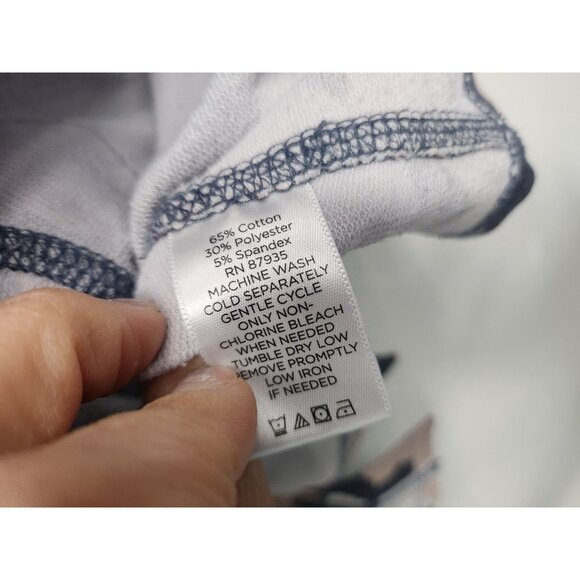 LOGO Lounge Tunic Top Womens Medium Camo Lagenlook BOHO French Terry Long Sleeve - Picture 6 of 8